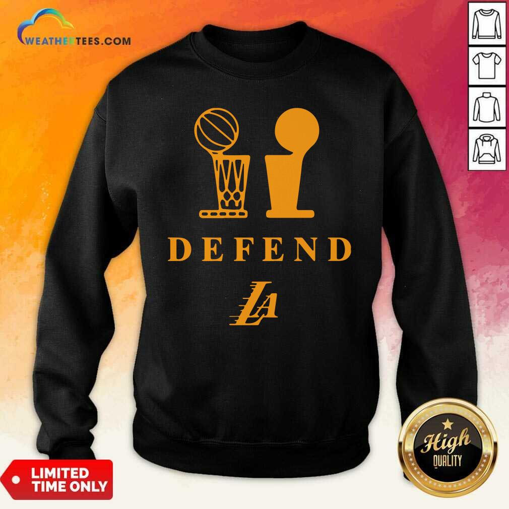 Awesome Lebron Lakers Trophy Defend Shirt - Image 2