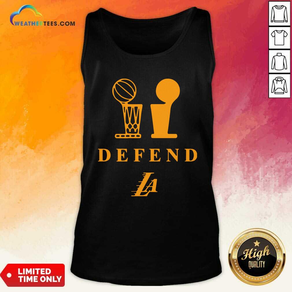 Awesome Lebron Lakers Trophy Defend Shirt - Image 4