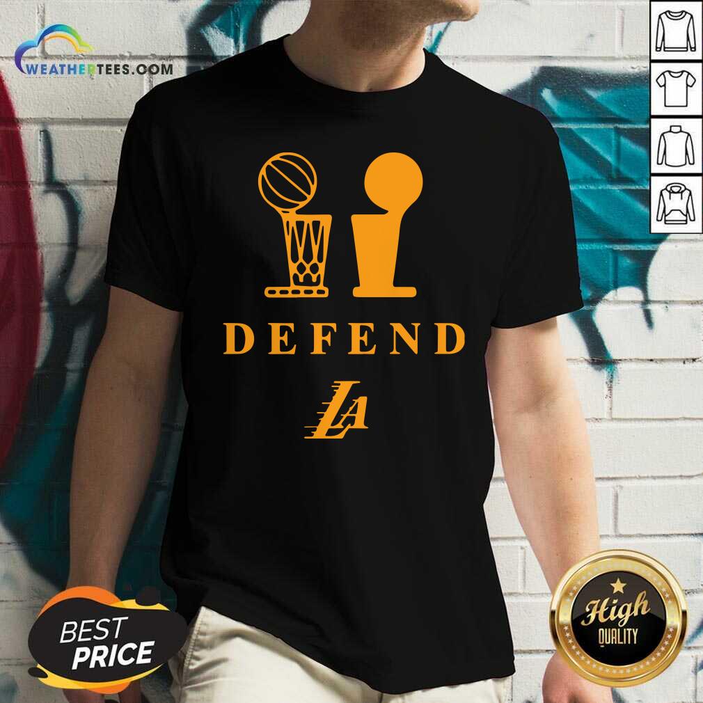 Awesome Lebron Lakers Trophy Defend Shirt - Image 3
