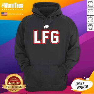 Alternative view of Awesome LFG – Lets F-ing Go Buffalo NY Football Fan Team Colors Wny Shirt