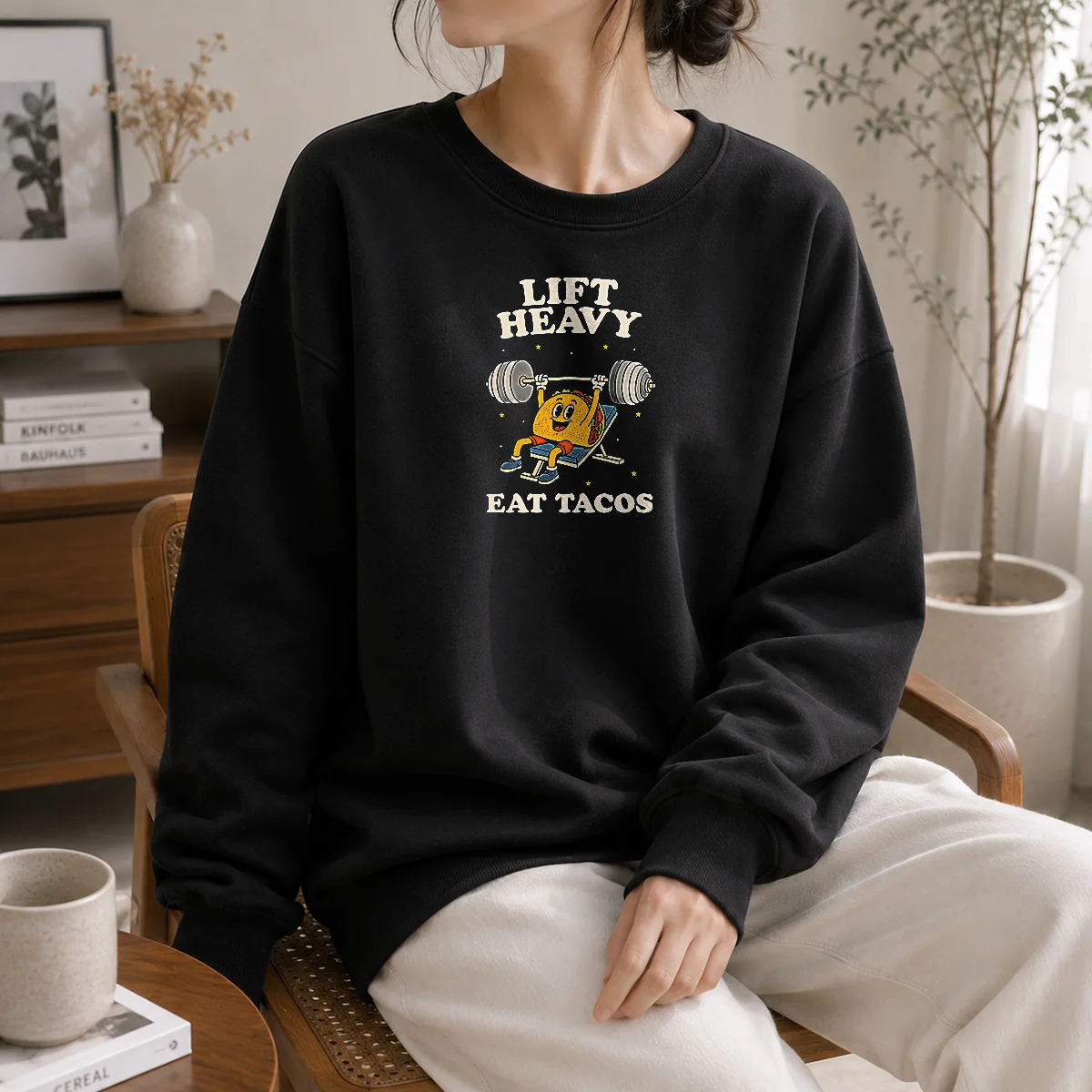 Awesome Lift Heavy Eat Tacos Shirt - Image 7