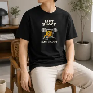 Awesome Lift Heavy Eat Tacos Shirt