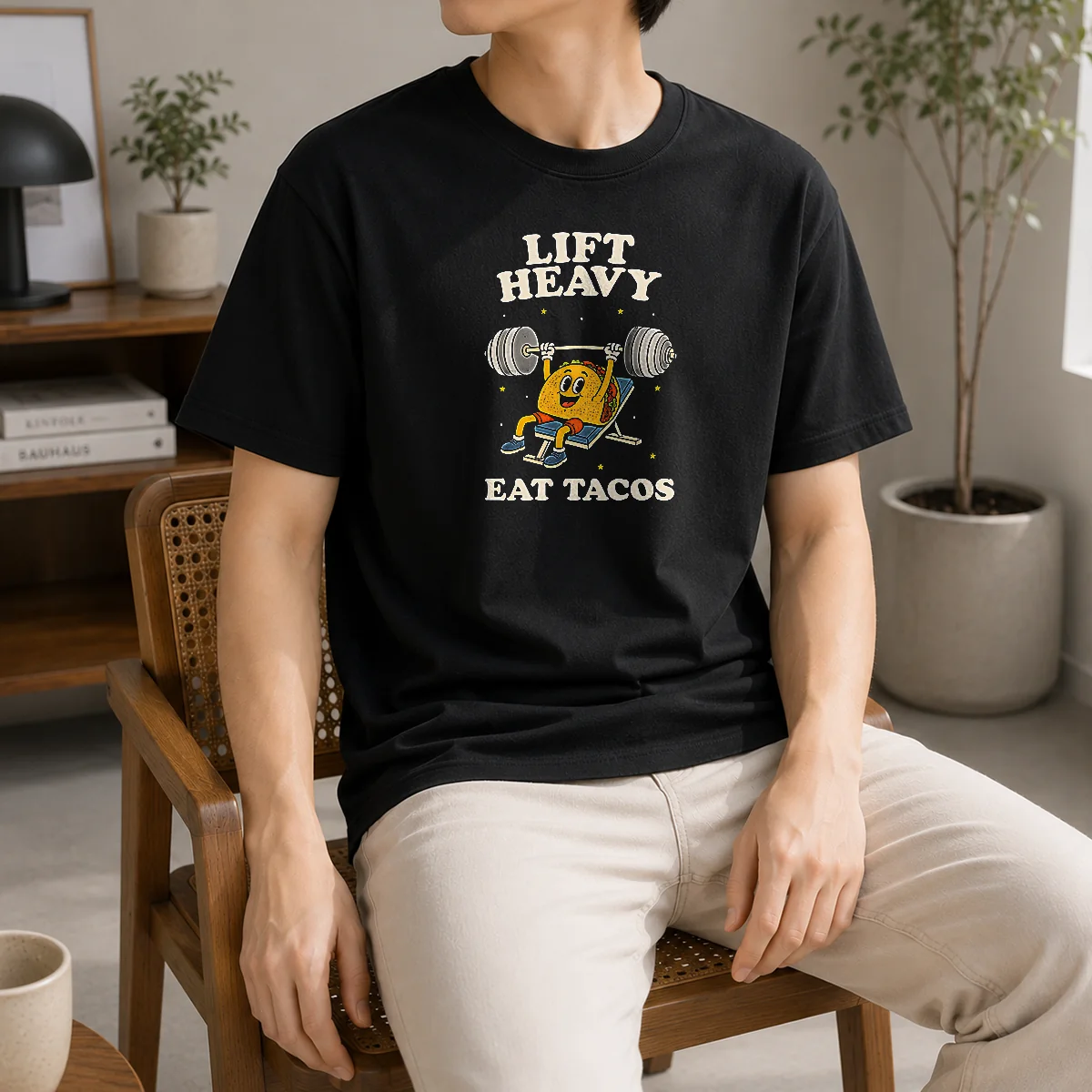 Awesome Lift Heavy Eat Tacos Shirt