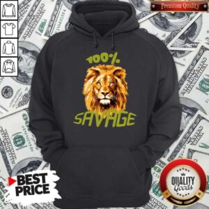 Alternative view of Awesome Lion 100% Savage Shirt