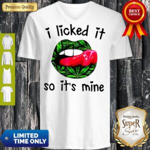 Alternative view of Awesome Lips I Licked It So Its Mine shirt