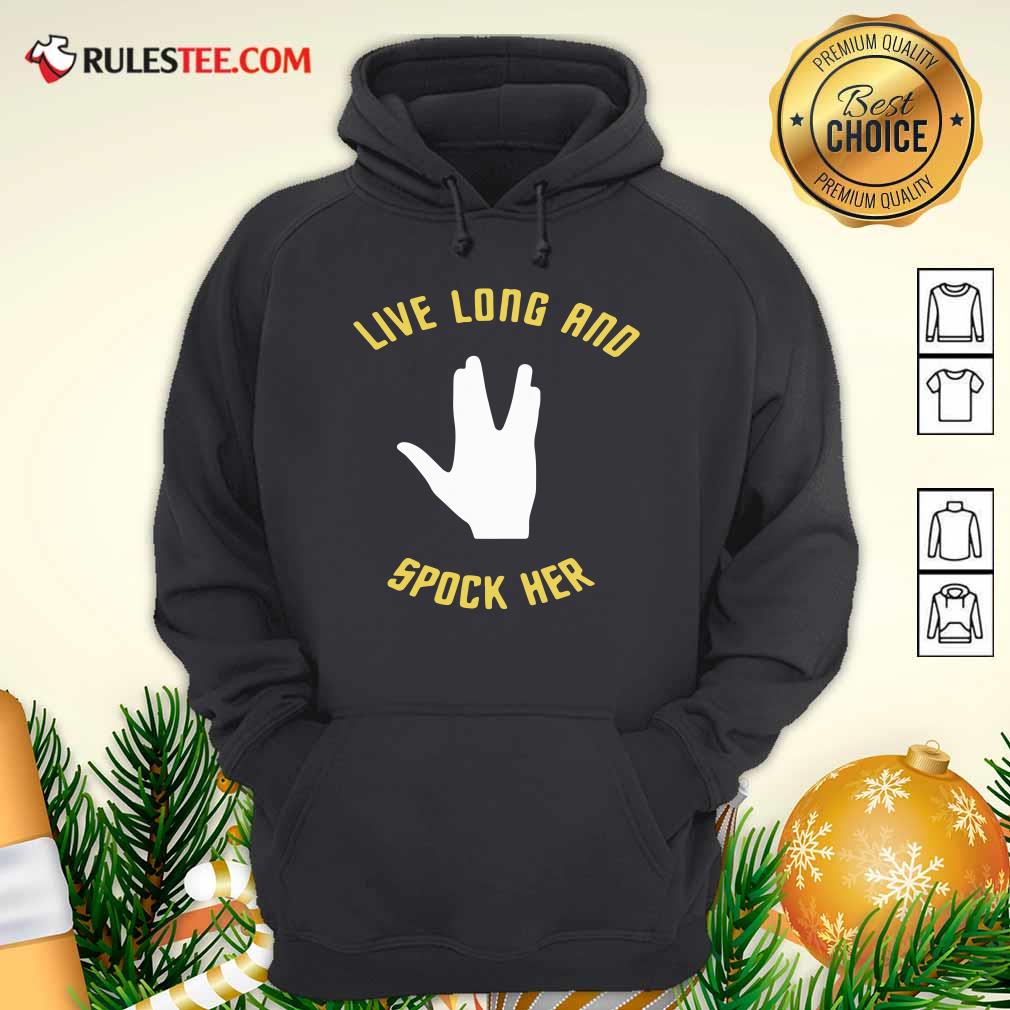 Awesome Live Long And Spock Her T-Shirt - Image 2