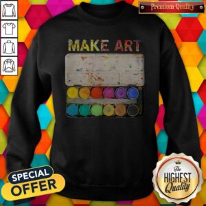 Alternative view of Awesome Make Art Artist Painting Shirt
