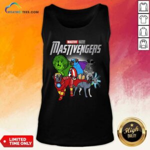Alternative view of Awesome Mastiff Marvel Avengers Mastivengers Shirt
