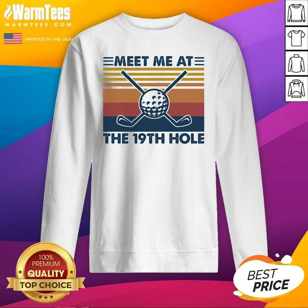 Awesome Meet Me At The 19th Hole Golf Vintage Shirt - Image 3