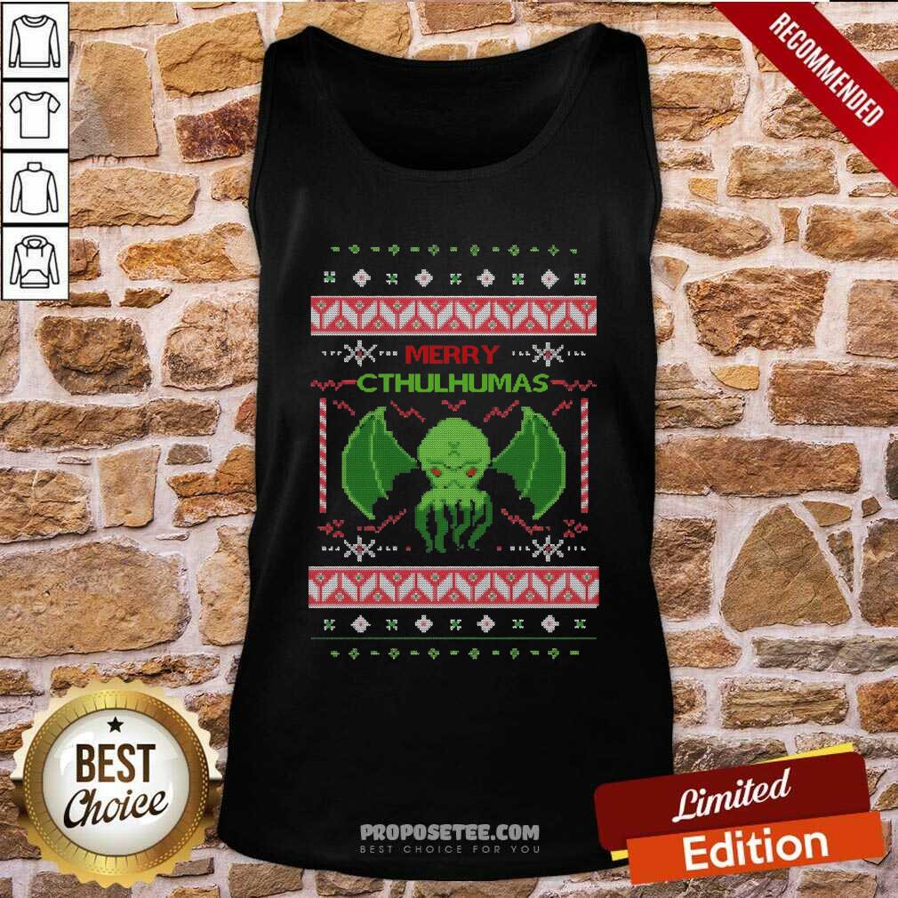 Awesome Merry Cthulhumas Ugly Christmas Shirt - Image 4