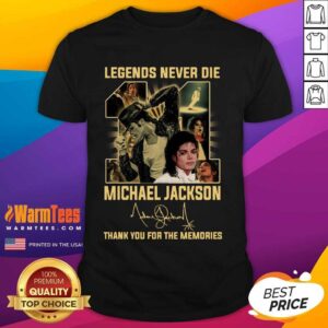 Awesome Michael Jackson 11 Legend Never Die Signature Thank Shirt
