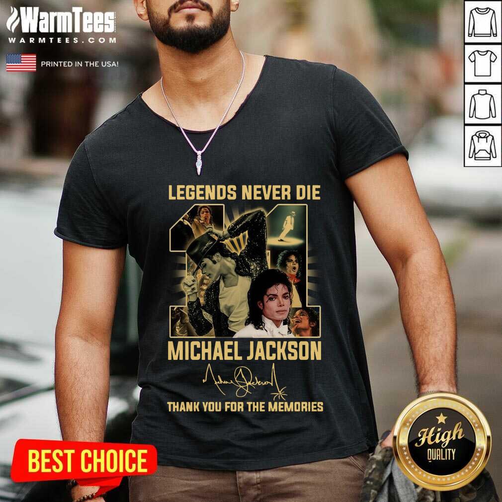 Awesome Michael Jackson 11 Legend Never Die Signature Thank Shirt - Image 5