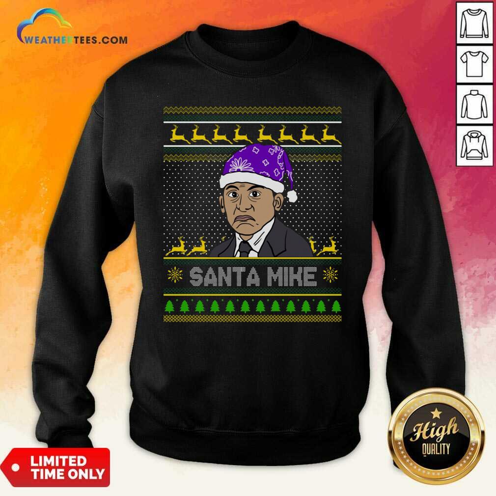 Awesome Michael Scott Santa Mike Ugly Christmas Shirt - Image 2
