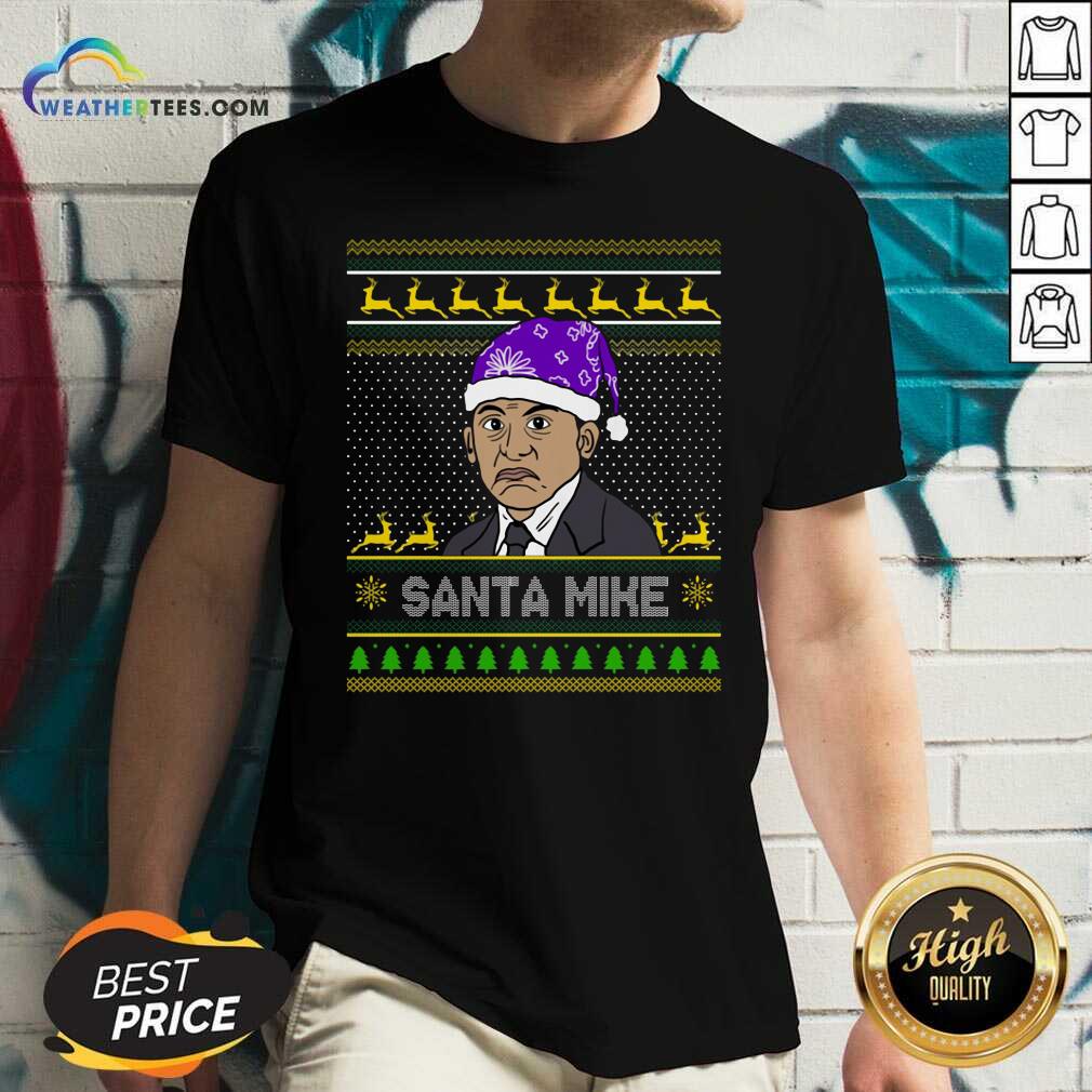Awesome Michael Scott Santa Mike Ugly Christmas Shirt - Image 3