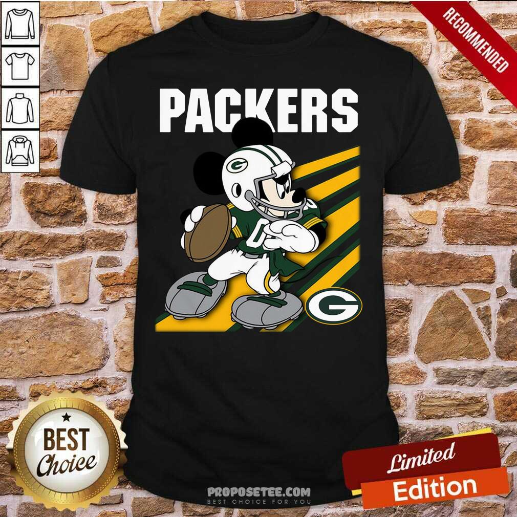 Awesome Mickey Mouse Green Bay Packers Shirt