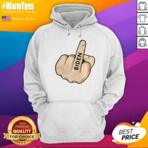 Alternative view of Awesome Middle Finger Fuck Biden Shirt