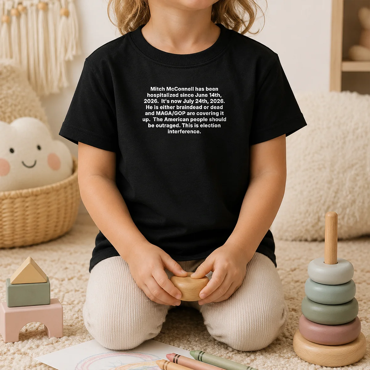 Awesome Mitch Mcconnell Has Been Hospitalized Since June 14th 2026 Shirt - Image 8