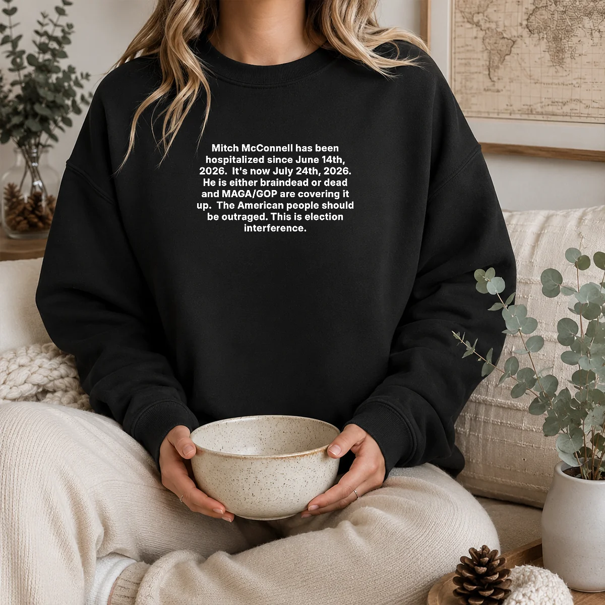 Awesome Mitch Mcconnell Has Been Hospitalized Since June 14th 2026 Shirt - Image 4