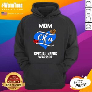 Alternative view of Awesome Mom Of A Special Needs Warrior Heart Shirt