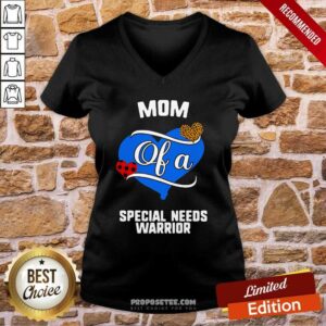 Alternative view of Awesome Mom Of A Special Needs Warrior Heart Shirt