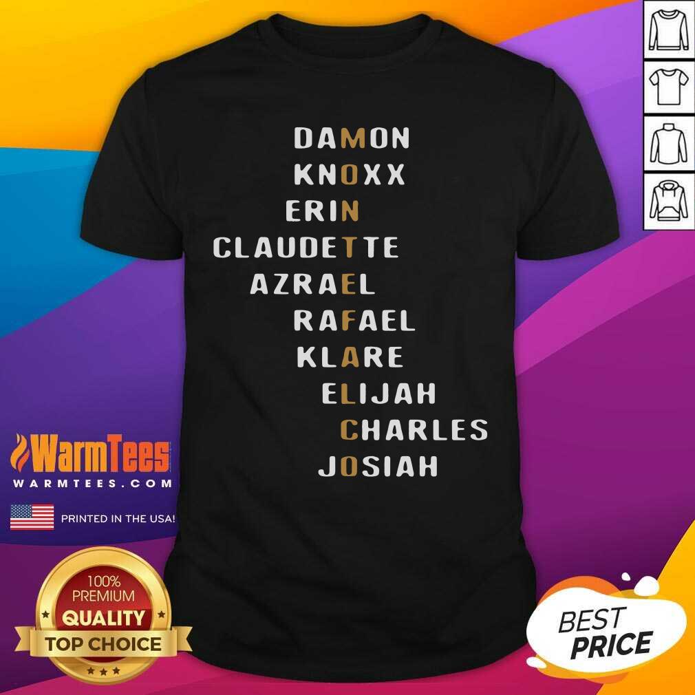 Awesome Montefalco Damon Knoxx Erin Claudette Azrael Tee Shirt