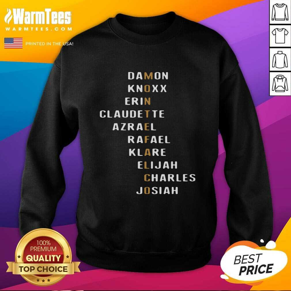 Awesome Montefalco Damon Knoxx Erin Claudette Azrael Tee Shirt - Image 3
