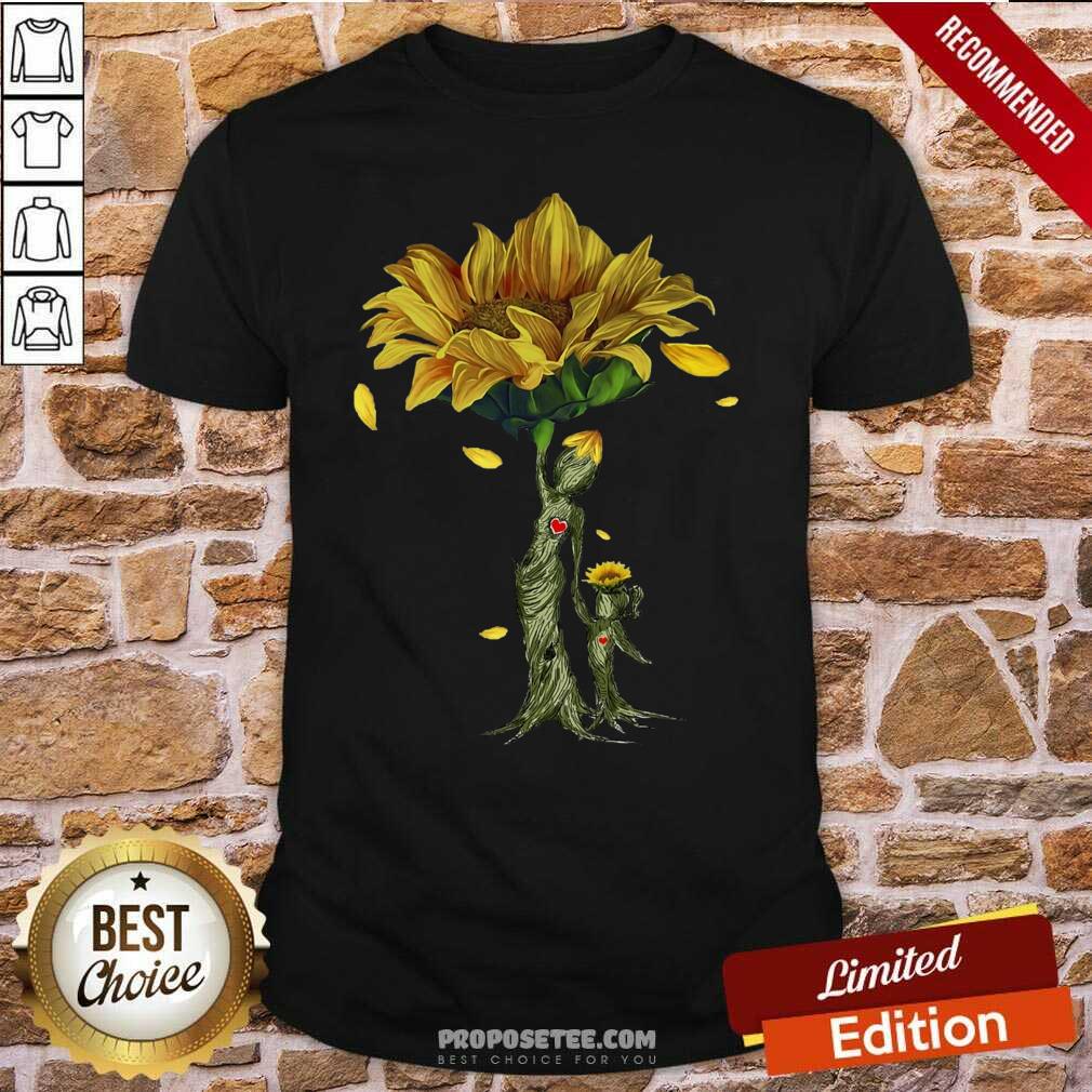Awesome Mother Daughter Sunflower Shirt