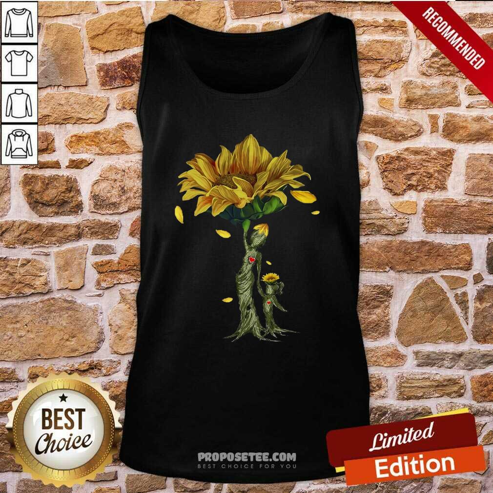 Awesome Mother Daughter Sunflower Shirt - Image 3