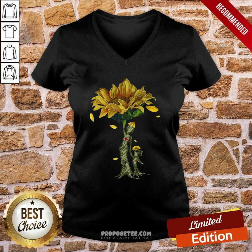Awesome Mother Daughter Sunflower Shirt - Image 2