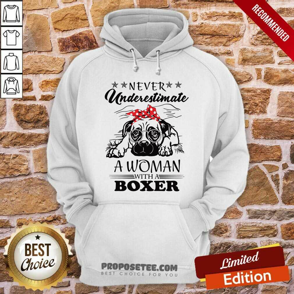 Awesome Never Underestimate A Woman With A Boxer Shirt - Image 2