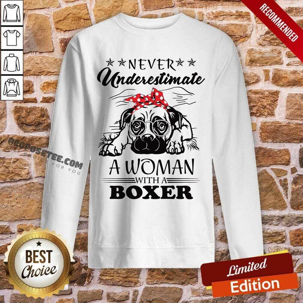 Awesome Never Underestimate A Woman With A Boxer Shirt - Image 5