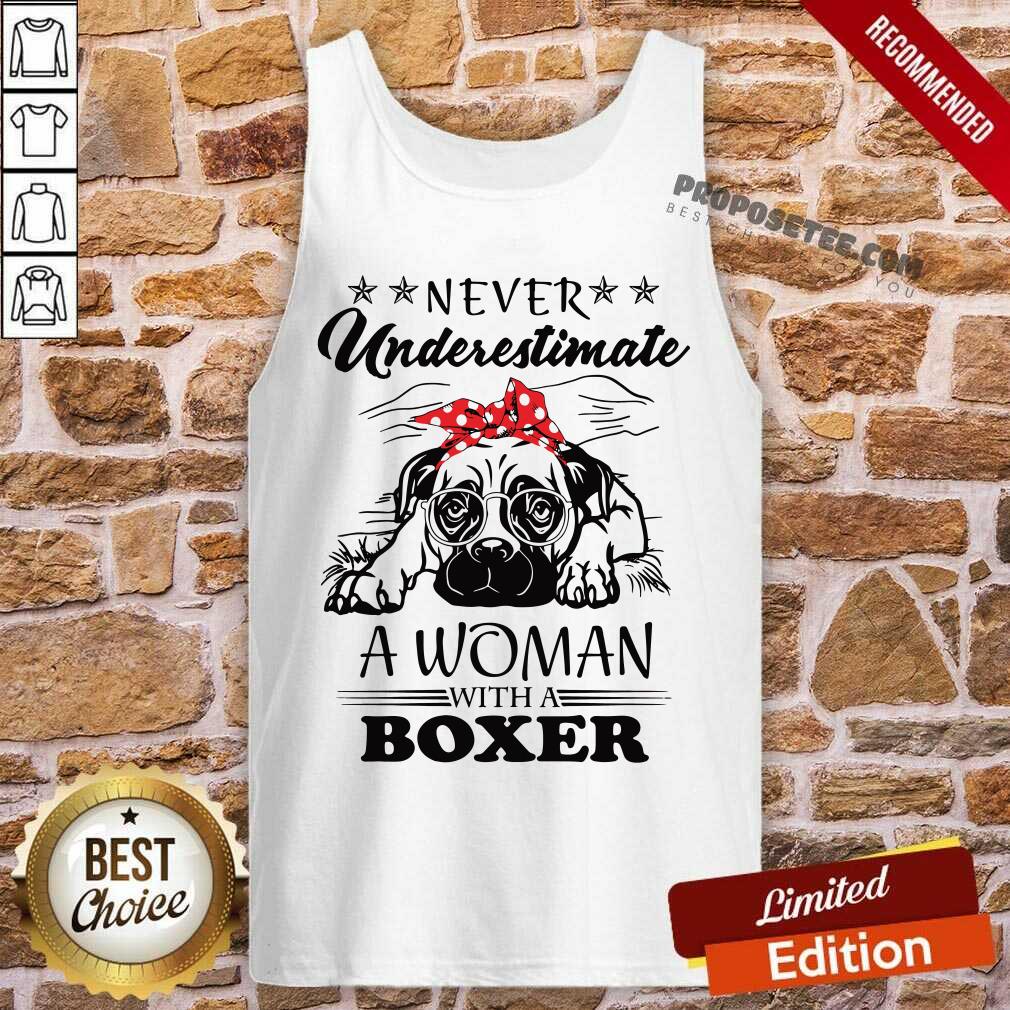 Awesome Never Underestimate A Woman With A Boxer Shirt - Image 4