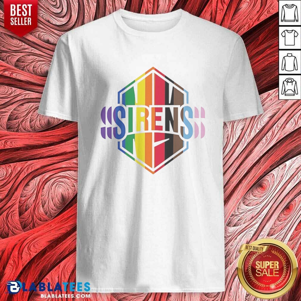 Awesome New York Sirens Pride LGBTQ Rainbow Flag Shirt