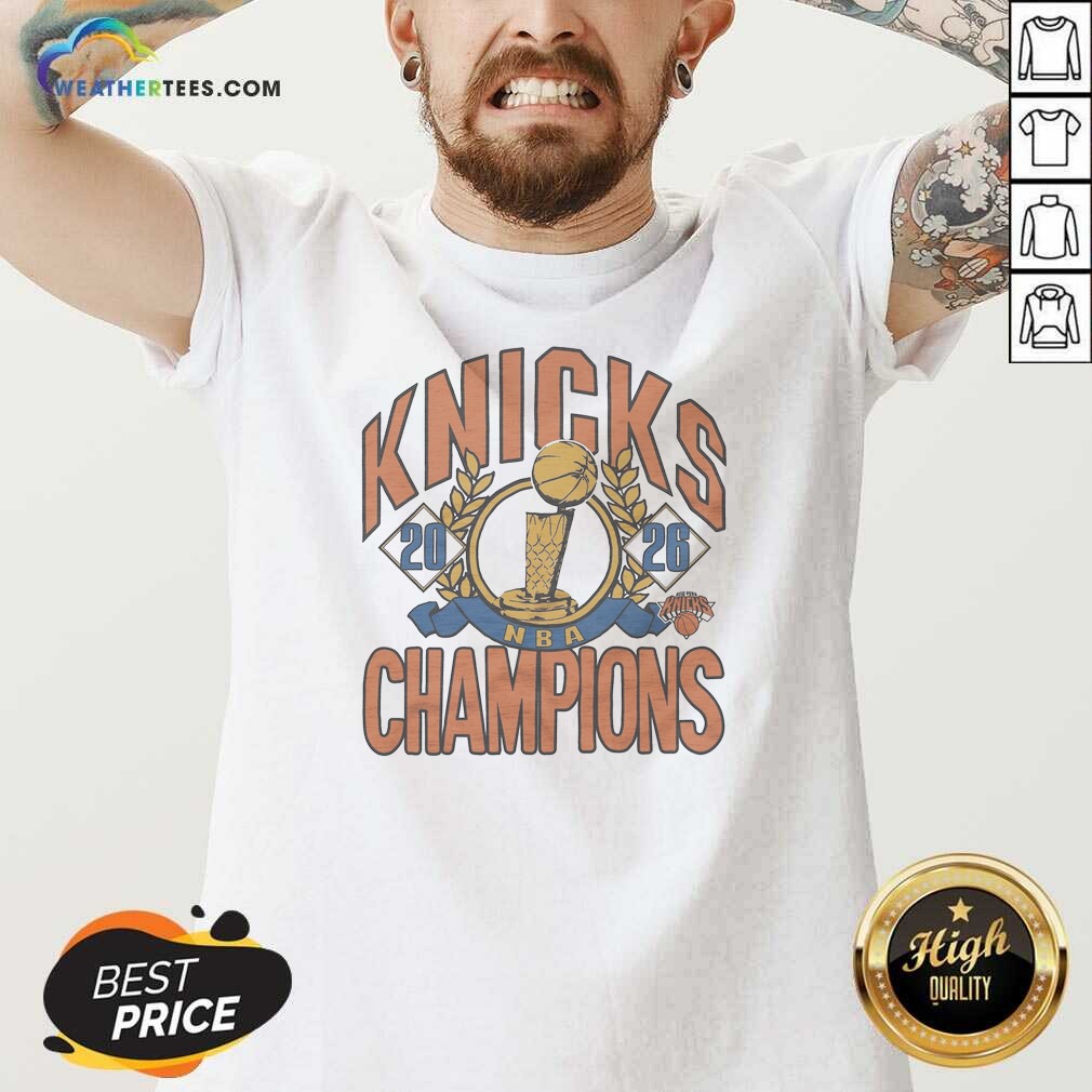 Awesome Nice 2026 NBA Champions New York Knicks Shirt - Image 5