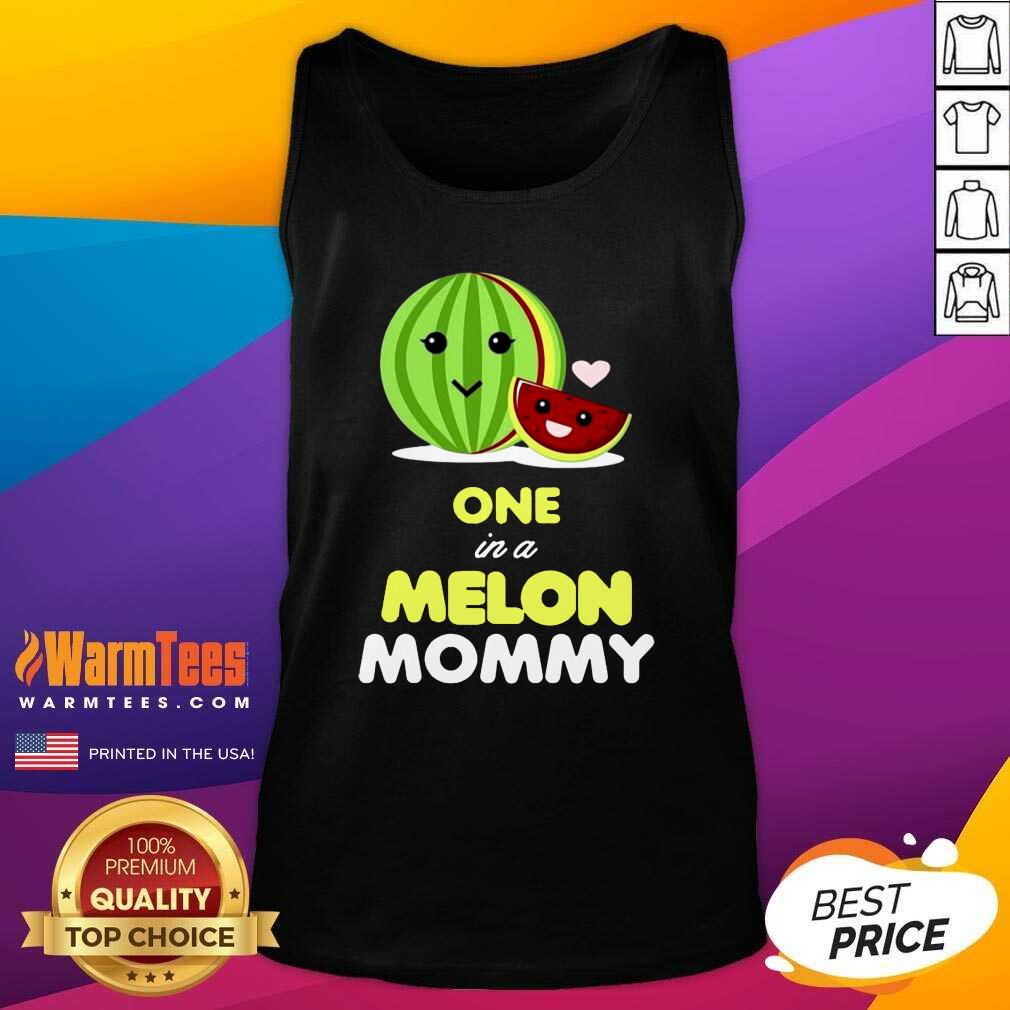 Awesome One In A Melon Mom Funny Fruit Watermelon Mom Shirt - Image 4