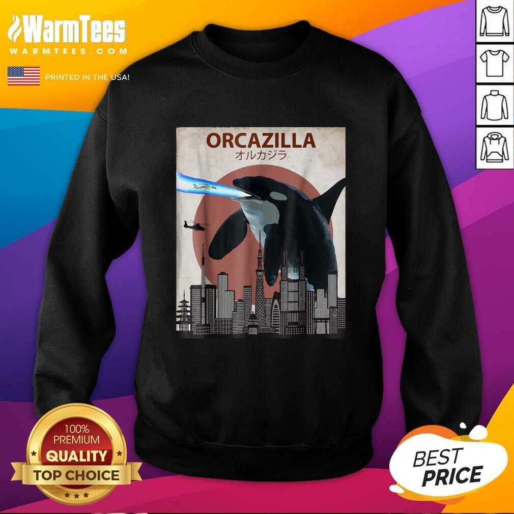 Awesome Orcazilla Killer Whale Orca Lovers Shirt - Image 3