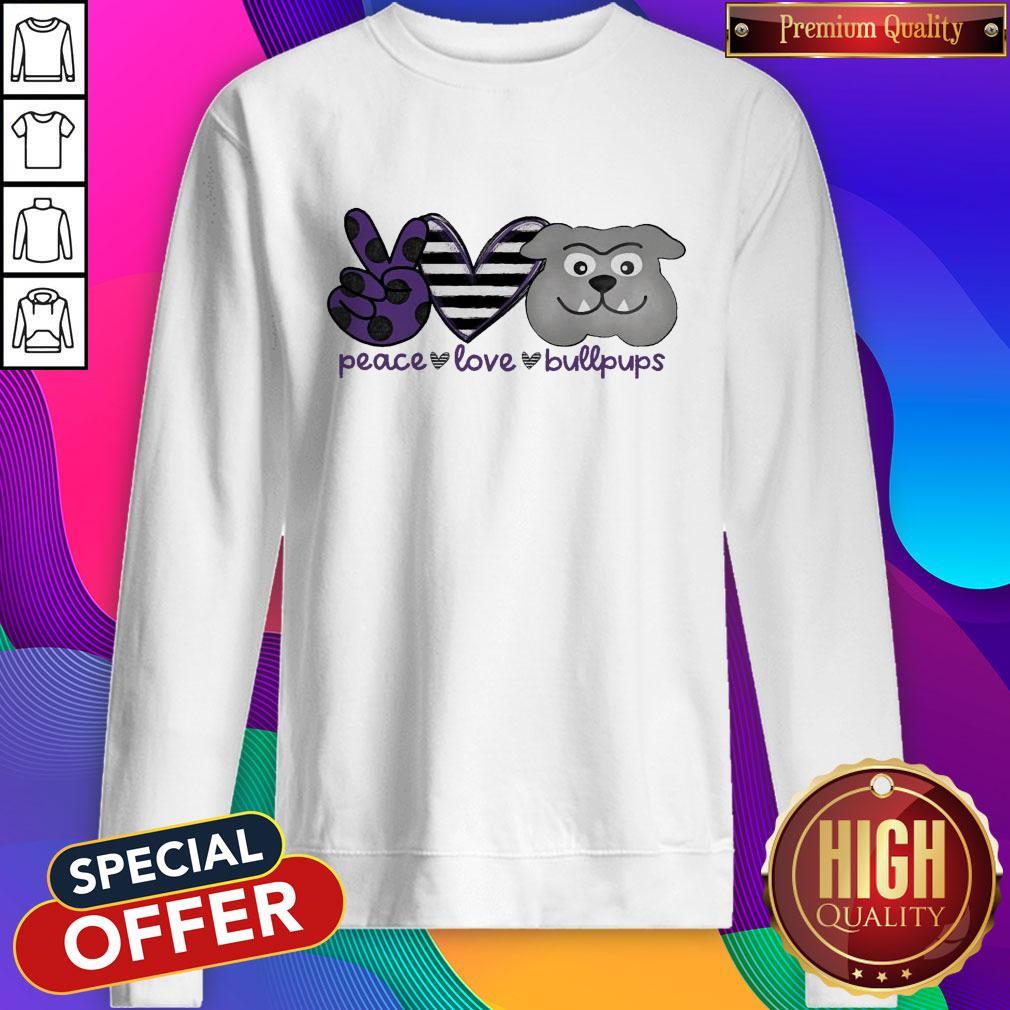 Awesome Peace Love Bullpups Shirt - Image 5