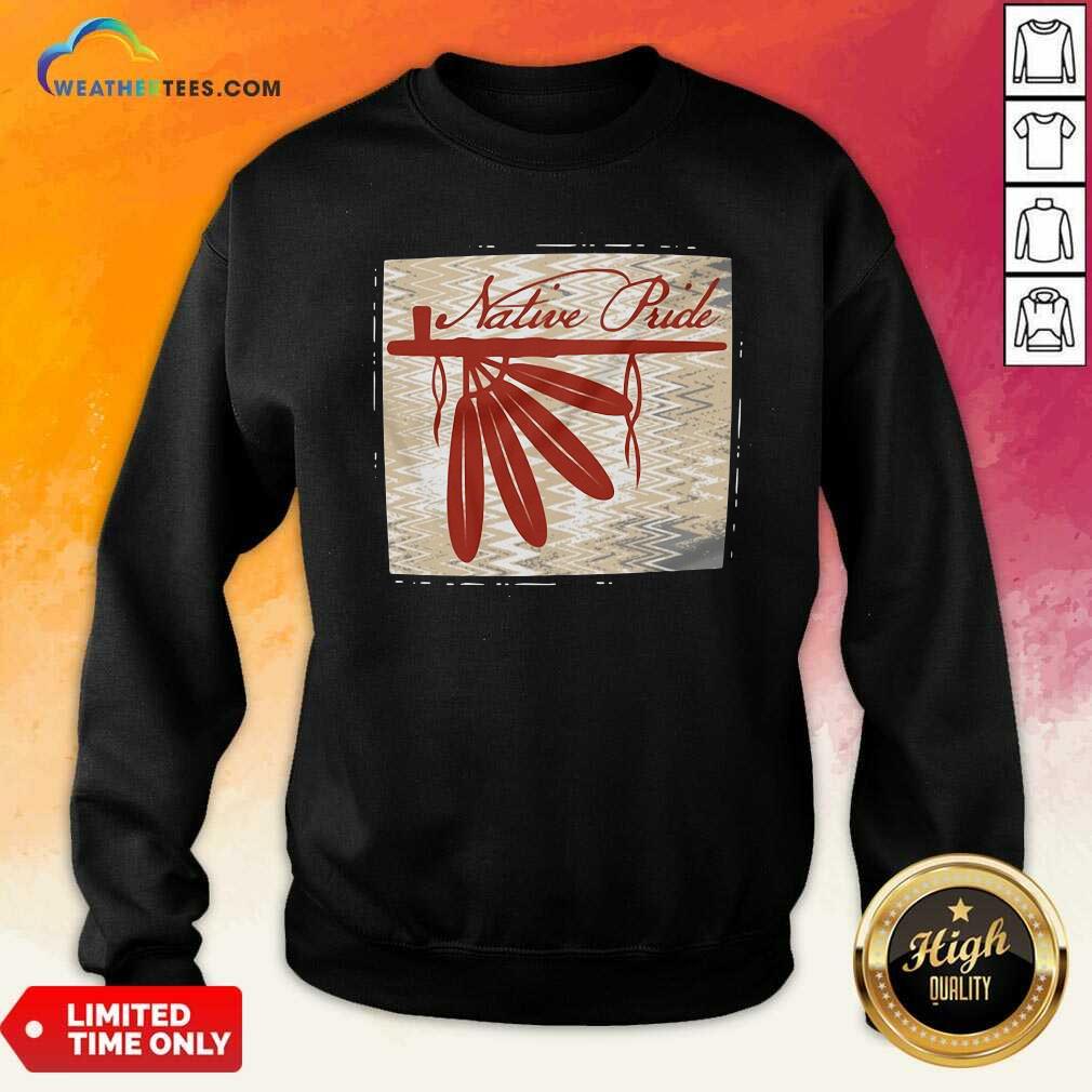 Awesome Peace Pipe Native Pride Shirt - Image 2