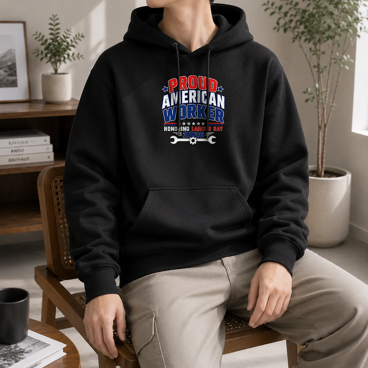 Awesome Pretty Labour Day Proud American Worker Typography Shirt - Image 5