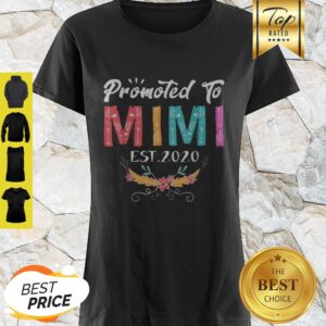 Awesome Promoted To Mimi Est 2020 Mothers Day Gift New Grandma Mama Shirt