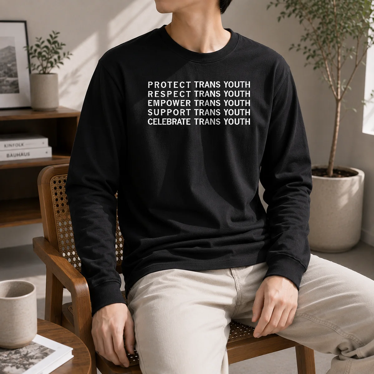 Awesome Protect Respect Empower Support And Celebrate Trans Youth Shirt - Image 6
