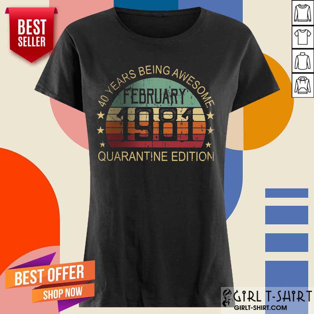 Awesome Quarantine February 1981 Shirt - Image 3