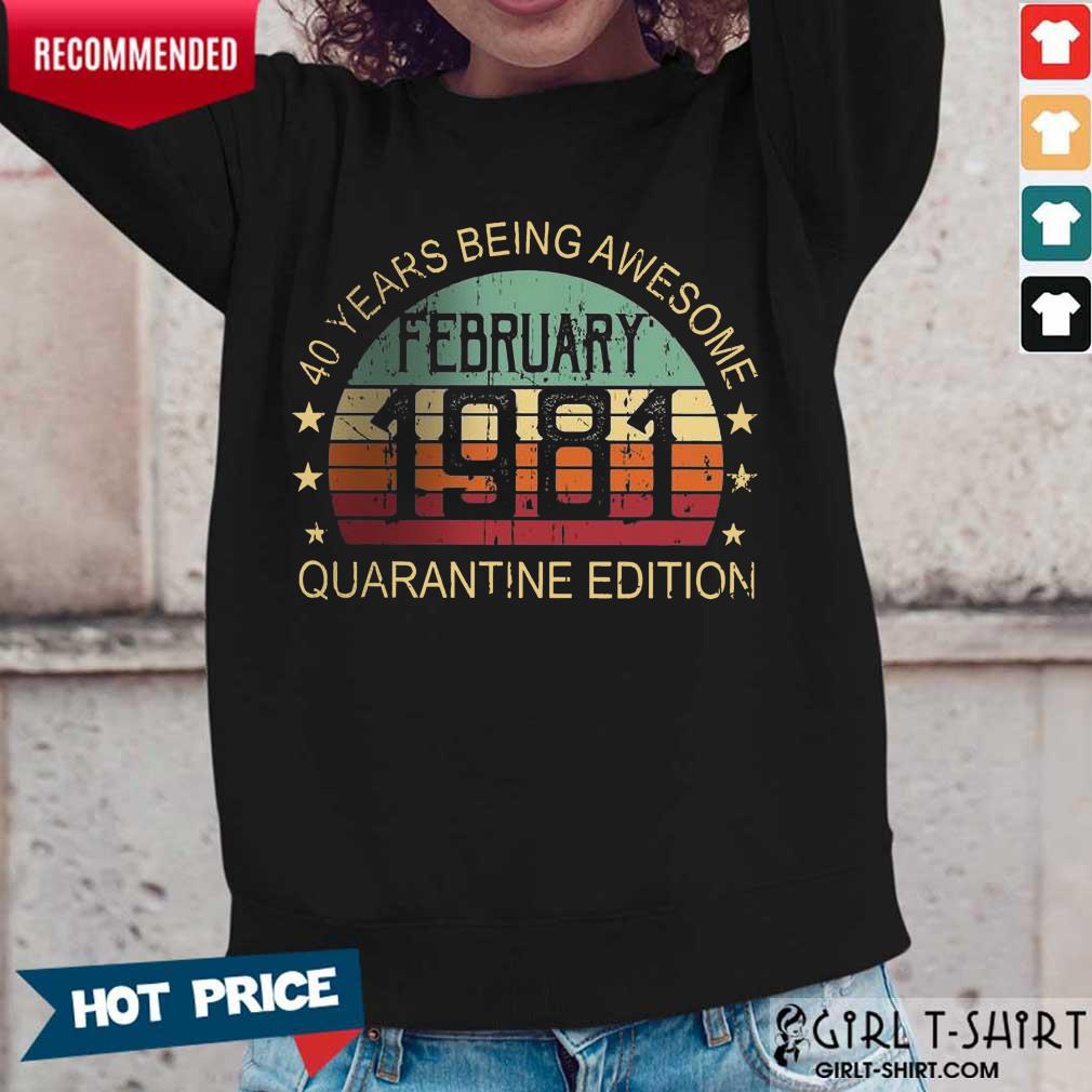 Awesome Quarantine February 1981 Shirt - Image 2