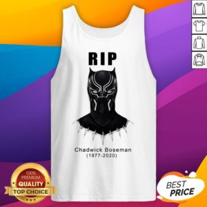 Alternative view of Awesome Rip Black Panther Chadwick Boseman Marvel Shirt