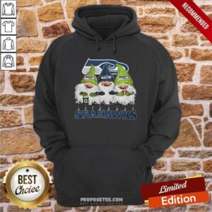 Alternative view of Awesome Seattle Seahawks Gnomies Christmas Shirt