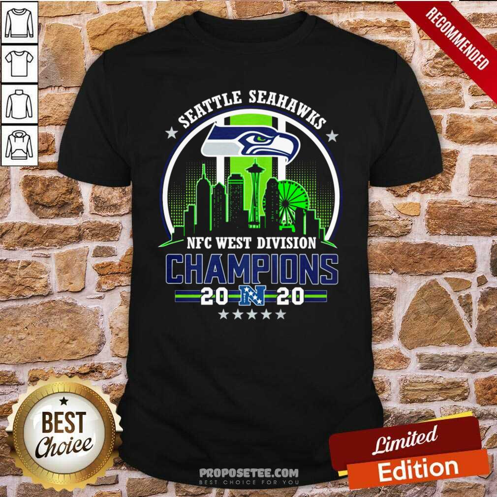 Awesome Seattle Seahawks Nfc West Division Champions 2020 Shirt