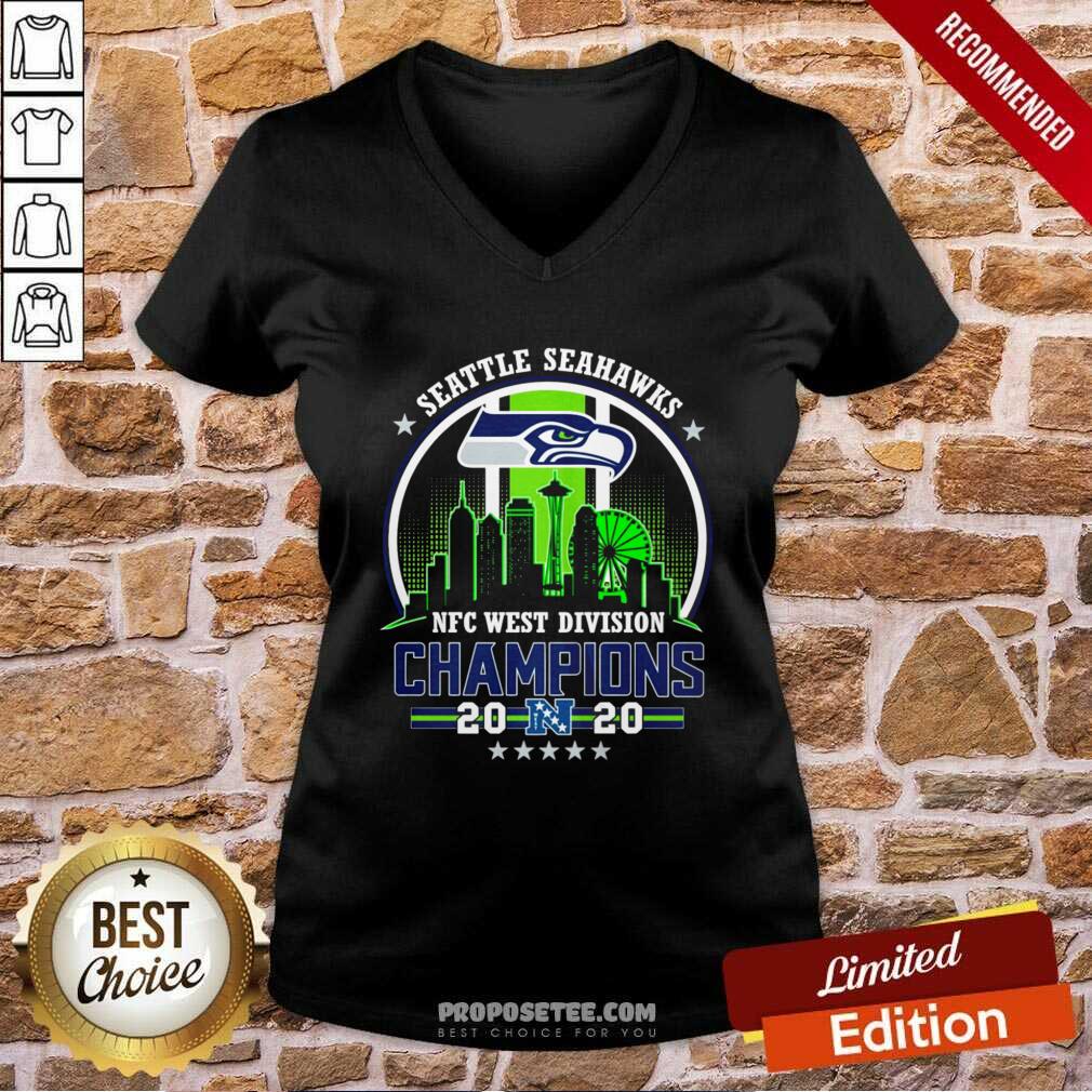Awesome Seattle Seahawks Nfc West Division Champions 2020 Shirt - Image 3