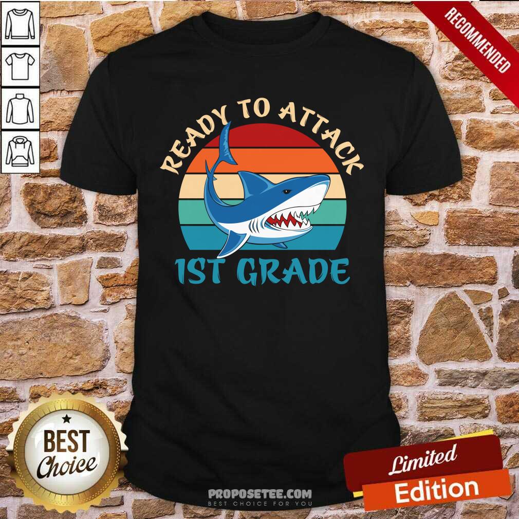 Awesome Shank Ready To Attack 1st Grade Vintage Shirt