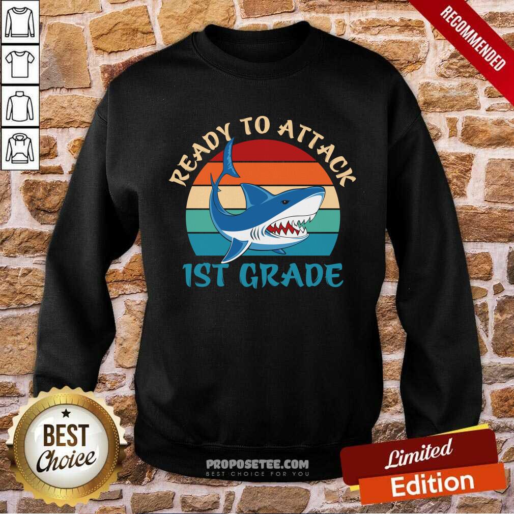 Awesome Shank Ready To Attack 1st Grade Vintage Shirt - Image 5
