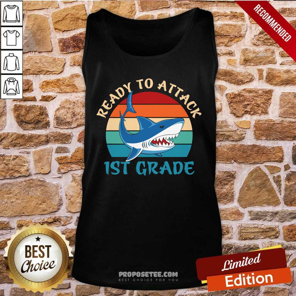Awesome Shank Ready To Attack 1st Grade Vintage Shirt - Image 4